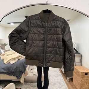 lululemon athletica Dark Green Bomber Jacket